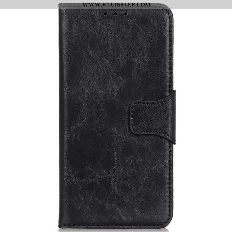 Etui Folio do Xiaomi Redmi Note 11 / 11S Skórzany Futerał Klapa Magnetyczna Tekstury